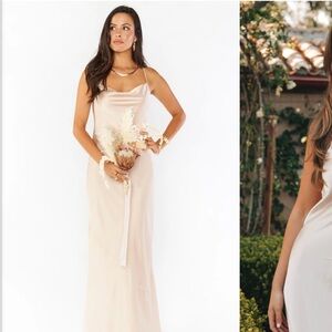 Show Me Your MuMu Champagne Tuscany Dress